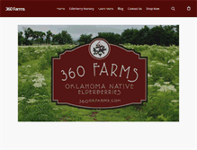 Tablet Screenshot of 360okfarms.com